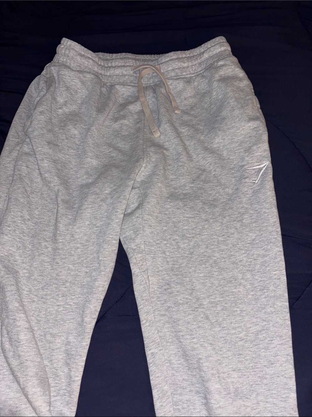 Gymshark Light Gray Men's Jogger Sweatpants